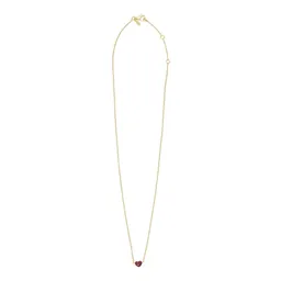 Design Letters Little Big Love Halskette Burgundy - vergoldet – Produktbild 1 von 1