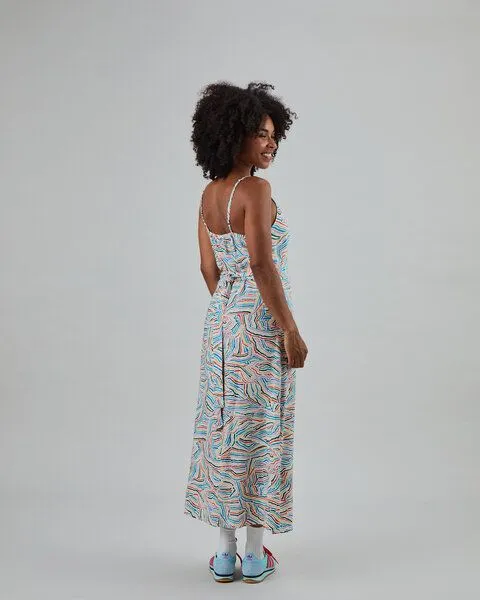 Brava Fabrics Brava Fabrics Midi-Kleid Messy, Stripes, – Produktbild 4 von 4
