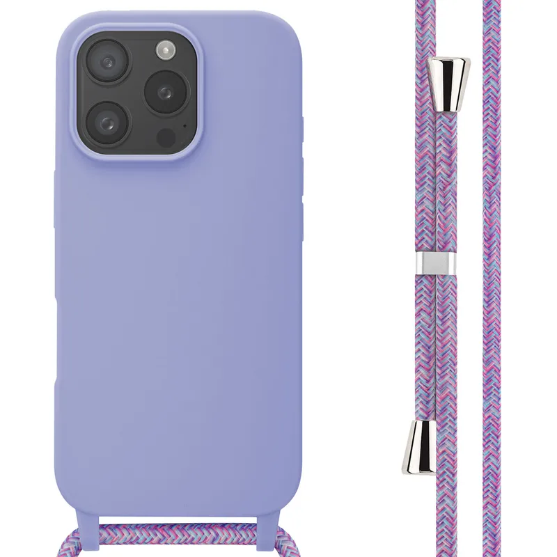 imoshion imoshion SilikonHülle mit Band für das Apple iPhone 16 Pro, Lila, – Produktbild 1 von 1