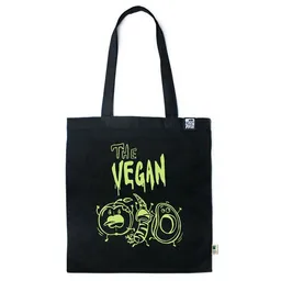 Gary Mash GARY MASH Baumwolltasche mit Veggie Vegan Spruch aus Biobaumwolle – Produktbild 1 von 1