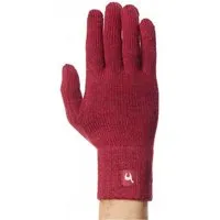 Apu Kuntur Apu Kuntur 100% Alpaka Finger-Handschuhe - GEFÜTTERT, Rot-meliert, – Produktbild 1 von 1