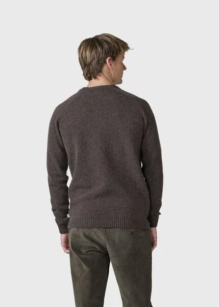 Klitmøller Collective Klitmøller Collective Lammwolle-Strickpullover - Ole Knit - mulesingfrei, Taupe (braun), – Produktbild 2 von 3