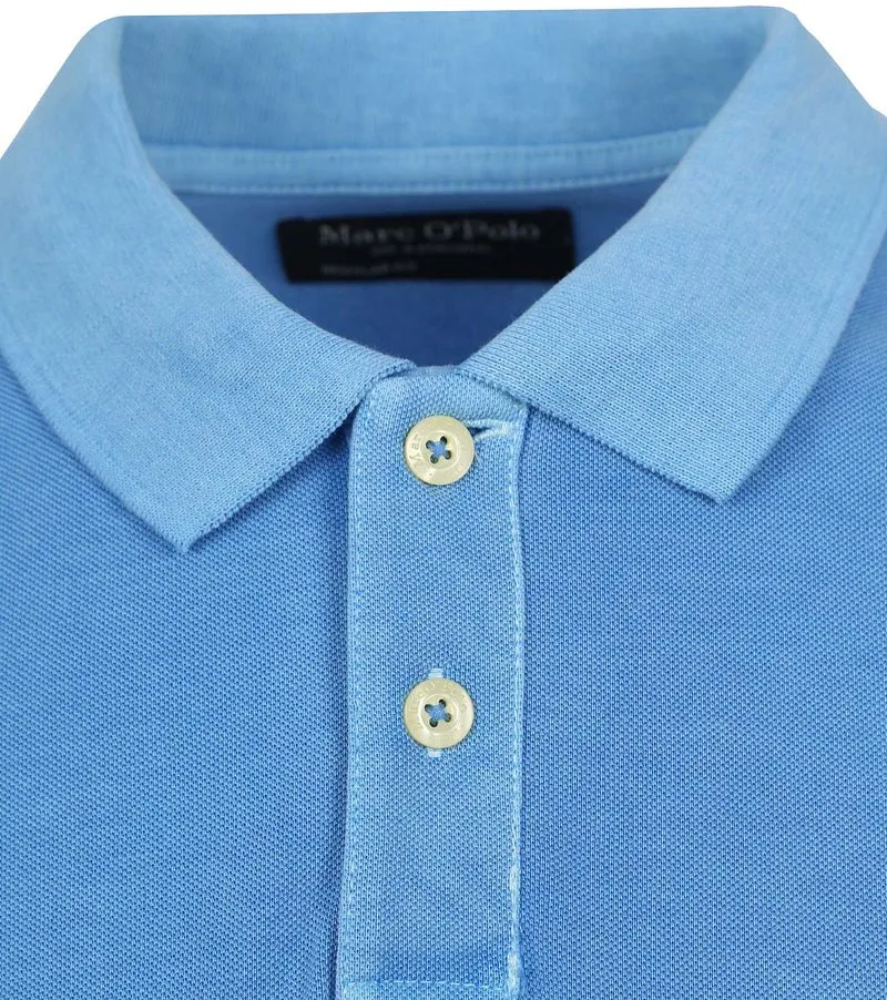 Marc O'Polo Marc O'Polo Poloshirt Faded Blau - Größe 3XL, Blau, – Produktbild 5 von 5