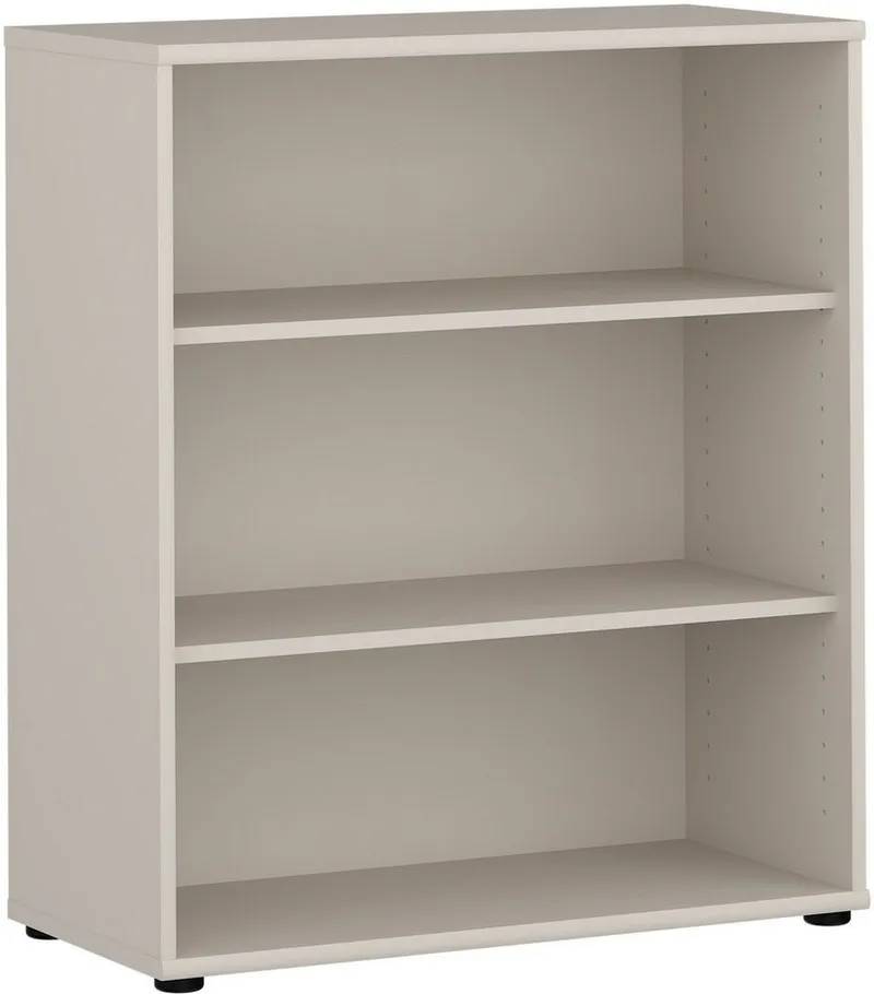 FORTE Regal Tempra, Mehrzweckregal breit, Höhe 111,1cm, 2 Ablageböden, Breite 73,7 cm, Beige, – Produktbild 3 von 8