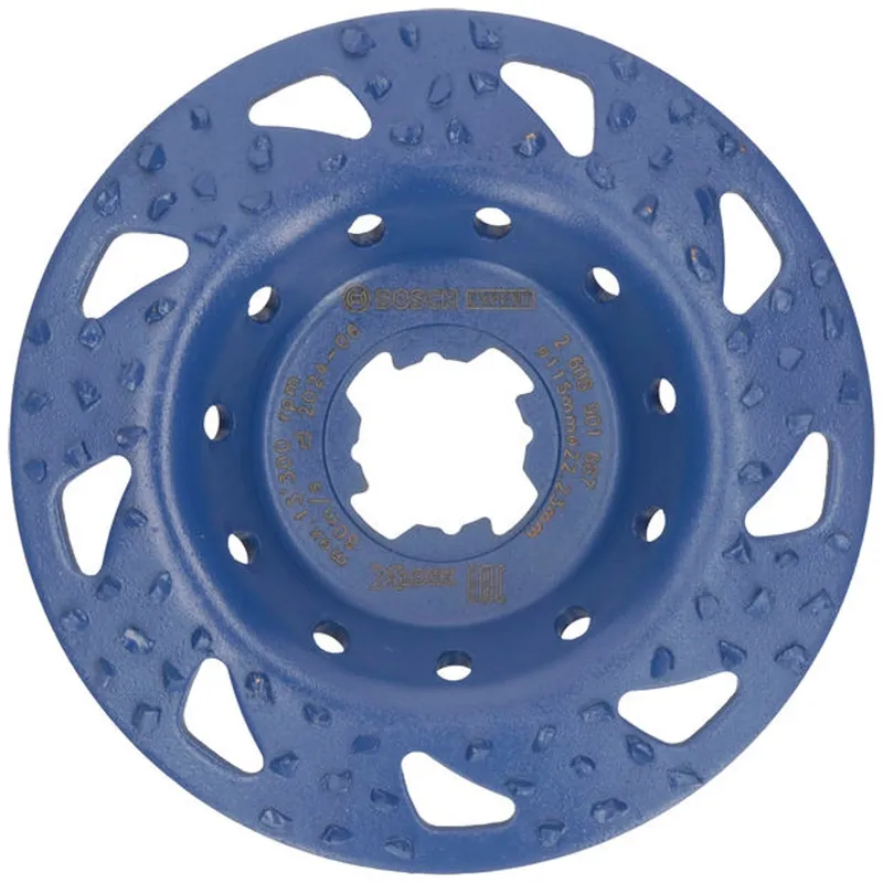 Bosch Professional Bosch Professional Bosch EXPERT Multi Material Carbide-Topfscheibe grob, schräg, X-LOCK, 115 mm, 22,23 mm – Produktbild 1 von 1