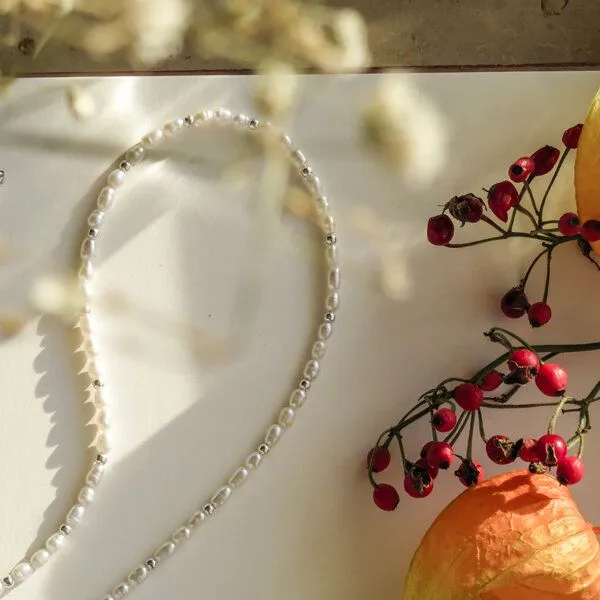 pakilia pakilia Perlen Kette Fair-Trade und handmade – Produktbild 3 von 4
