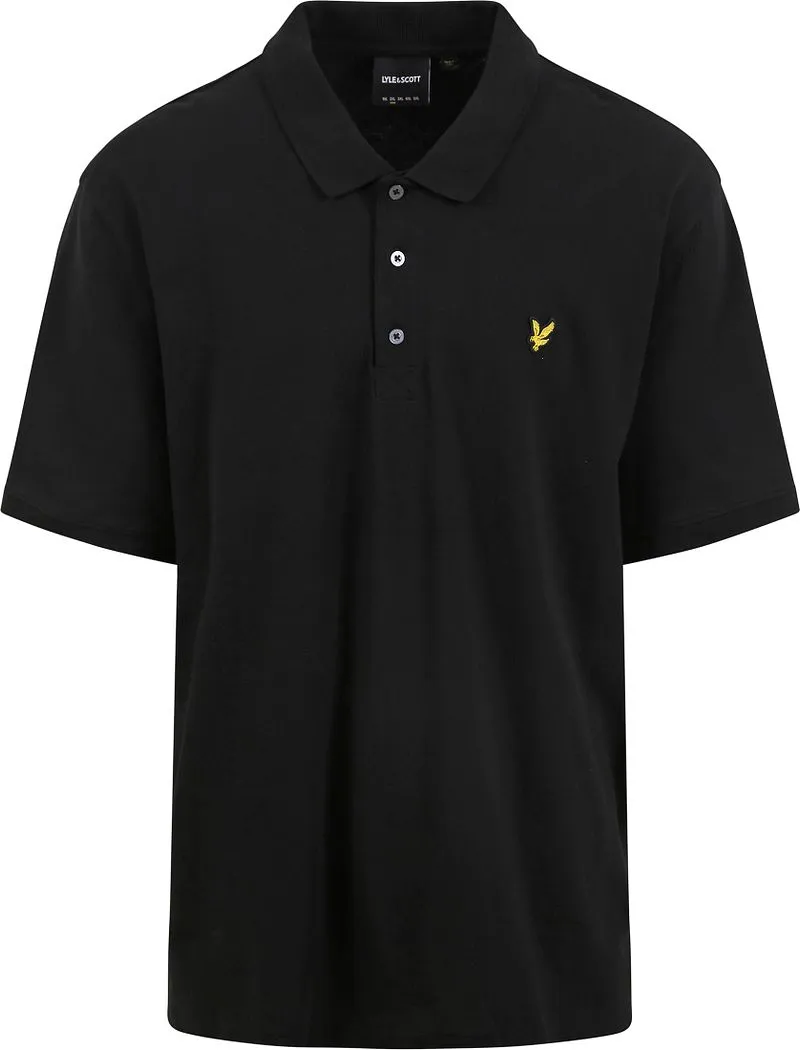 Lyle and Scott Lyle und Scott Plussize Polo Schwarz - Größe 5XL, Schwarz, – Produktbild 2 von 3