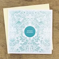 Bow & Hummingbird Bow & Hummingbird Grußkarte Dankeschön – Produktbild 1 von 1
