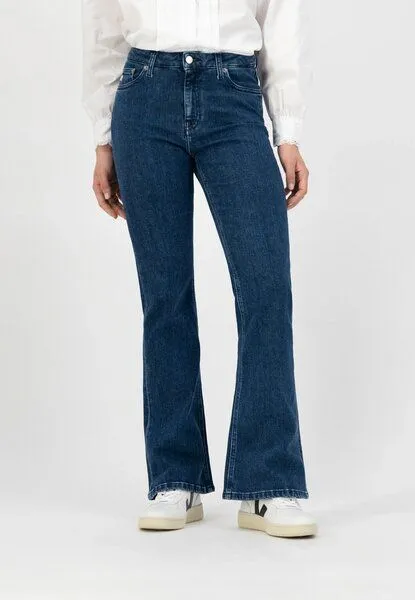 MUD Jeans Mud Jeans Isy Flared, Stone indigo (blau), – Produktbild 2 von 4
