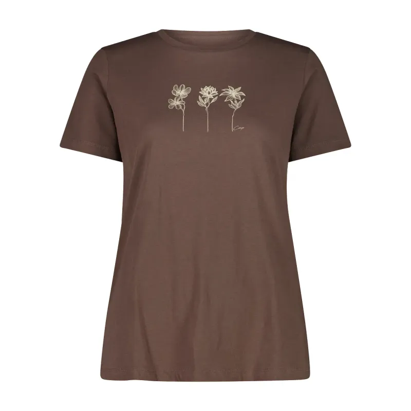 CMP Damen T-Shirt CMP Organic, Marron, – Produktbild 1 von 1