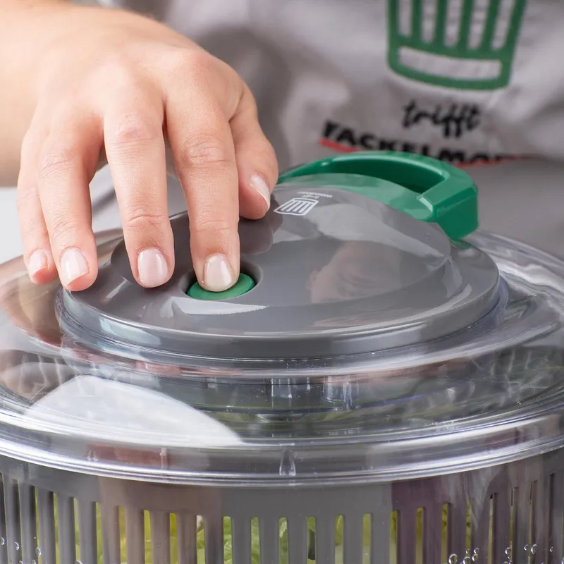 Chefkoch trifft Fackelmann Chefkoch trifft Fackelmann Salatschleuder mit Stopp-Taste – Produktbild 3 von 3
