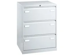 BISLEY Light BISLEY Light HR-Schrank 3s 2b lichtgrau (RAL 7035) (BxHxT)80x101,6x62,2cm – Produktbild 1 von 1