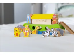 EverEarth EverEarth Kleine Arche Noah Spielset Sortierspiel B 20 x T 10 x H 9 cm – Produktbild 1 von 1