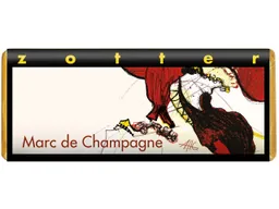 Zotter Bitterschokolade mit Marc de Champagne, handgeschöpft – Produktbild 1 von 1