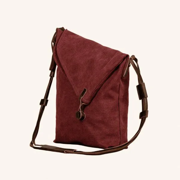 NORDLICHT NORDLICHT Tasche aus Bio-Baumwolle SMILLA, Rot, – Produktbild 3 von 4