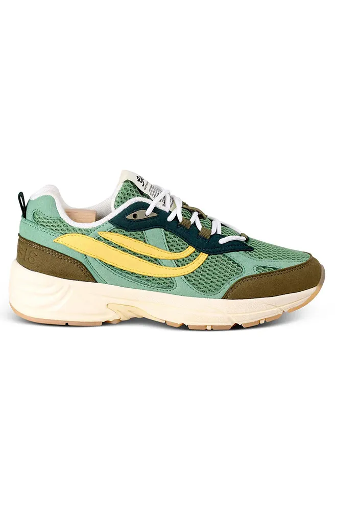 Genesis Genesis Herren vegan Sneaker G-Eco 99 Multi Olive Grün Gelb, Grün, – Produktbild 2 von 2