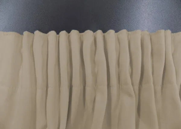 Nature by Adam Nature by Adam Vorhang aus 100% Bio-Baumwolle - Made in Germany - Neveres, Taupe, – Produktbild 4 von 7