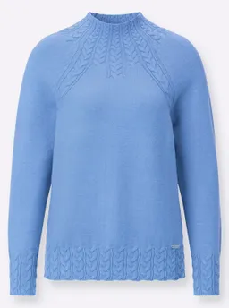 Witt Stehkragenpullover himmelblau – Produktbild 1 von 1