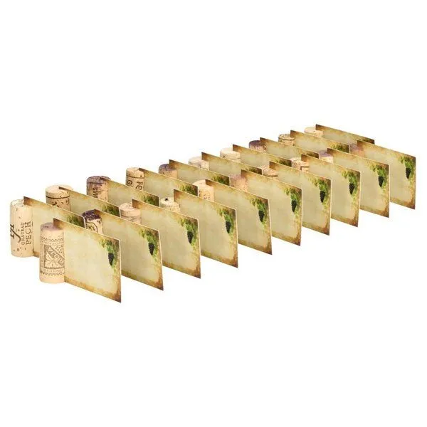 Kork-Deko Kork-Deko 20 Stk. Platzkarten / Namenskarten / Tischkärtchen aus gebrauchten Weinkorken – Produktbild 4 von 4