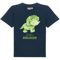 watabout kids watabout.kids T-Shirt Kinder Dinosaurier 01 Großer Bruder, French navy, – Produktbild 1 von 1
