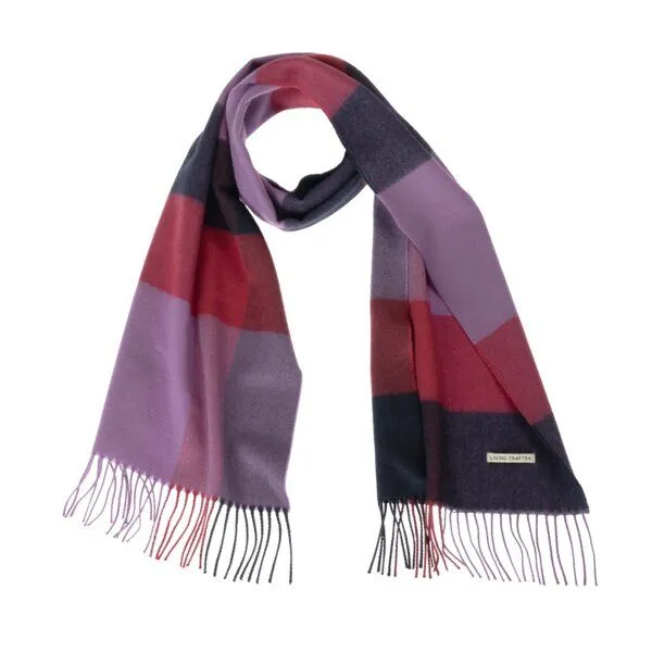 Living Crafts Living Crafts Schal NOTT, Berry (rot), – Produktbild 4 von 4