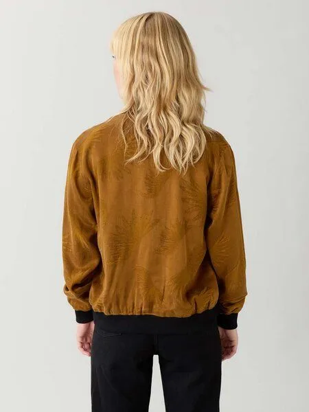 Yahmo Yahmo Cupro/Tencel Ruth Wendejacke, Sandalwood/black (braun), – Produktbild 3 von 4
