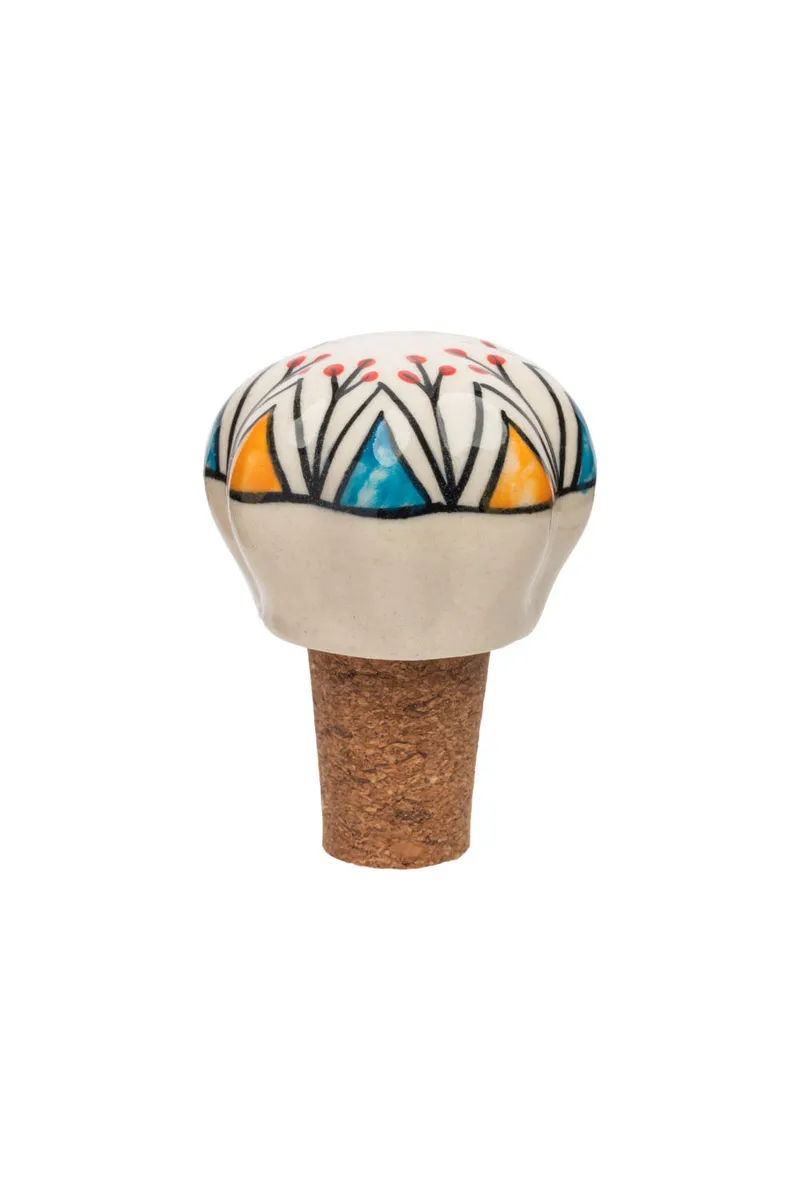 Tranquillo Flaschenverschluss FLORAL - bunt – Produktbild 1 von 2