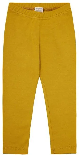 loud + proud loud + proud Babys & Kinder Weiche Feinripp Legging, GOTS-zertifiziert, Curry(gelb), – Produktbild 2 von 3