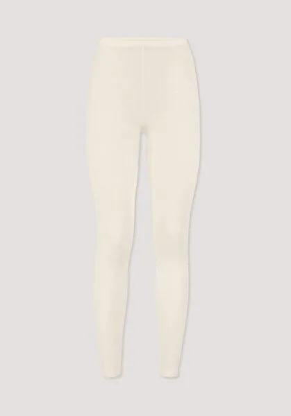 hessnatur hessnatur Leggings Regular Cut PURE FUNCTION aus Bio-Merinowolle mit Seide, Natur, – Produktbild 3 von 4
