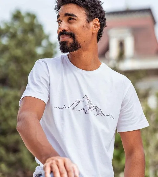 Gary Mash GARY MASH Shirt Mountainbeat aus Biobaumwolle, Weiß, – Produktbild 4 von 4