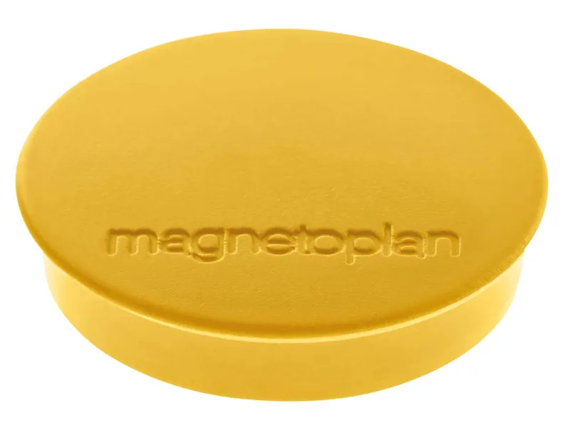 magnetoplan 10 magnetoplan Magnete 'Discofix standard' gelb – Produktbild 1 von 3