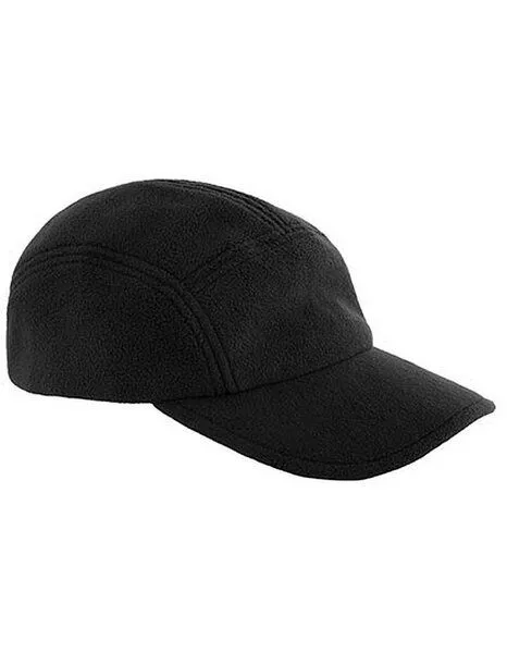 Beechfield Beechfield Baseball Cap Fleececap Winter Herbst warm, Schwarz, – Produktbild 2 von 3