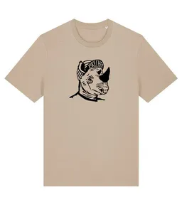 päfjes päfjes Nashorn der Brecher Fahrrad Gravel - Unisex Männer Bio Unifarben T-Shirt – Produktbild 1 von 1