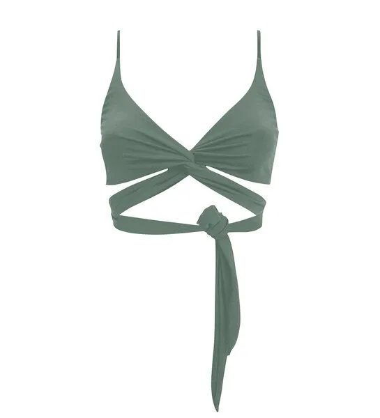 Anekdot Anekdot Bikini Top Lin, Green, – Produktbild 4 von 4