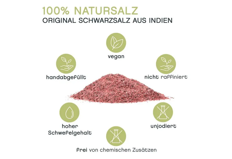 Pfefferdieb Gewürz Kala Namak Steinsalz fein, 250g – Produktbild 5 von 5