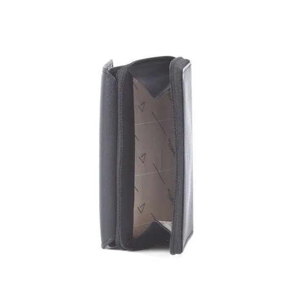 Vargu Vargu Echtleder Geldbörse NILA 1-A mono, Black, – Produktbild 4 von 4