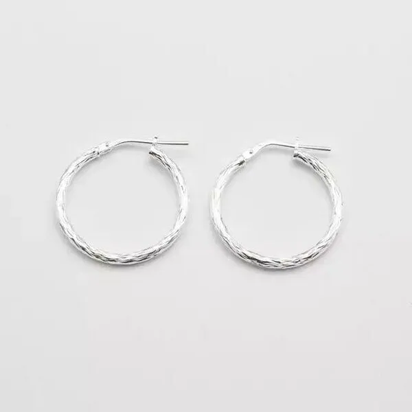 Jewelberry Jewelberry Kreole Shiny Hoop, Silber, – Produktbild 1 von 1