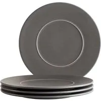 Mäser Mäser Speiseteller Set 4-tlg. "Unico" 28 cm, anthrazit – Produktbild 1 von 1