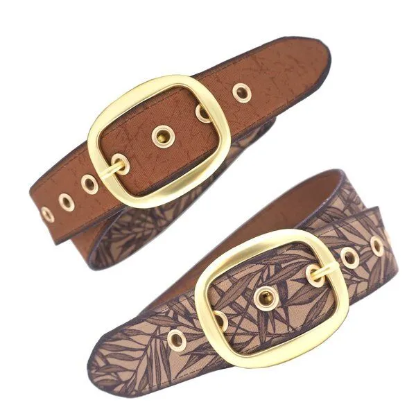 Seegarn Seegarn - Gürtel / Wendegürtel SeeBoden 4cm, Gold, – Produktbild 1 von 5