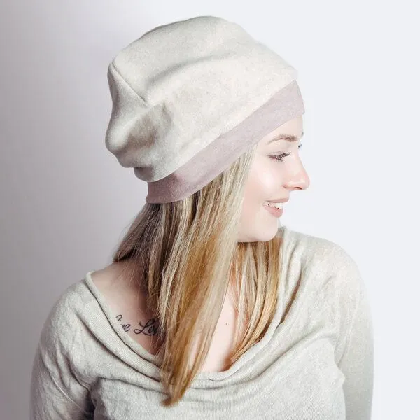 Frija Omina Frija Omina in 4 Farben: Bio Mütze "Lumi" Baumwollfleece, Nude, – Produktbild 2 von 2