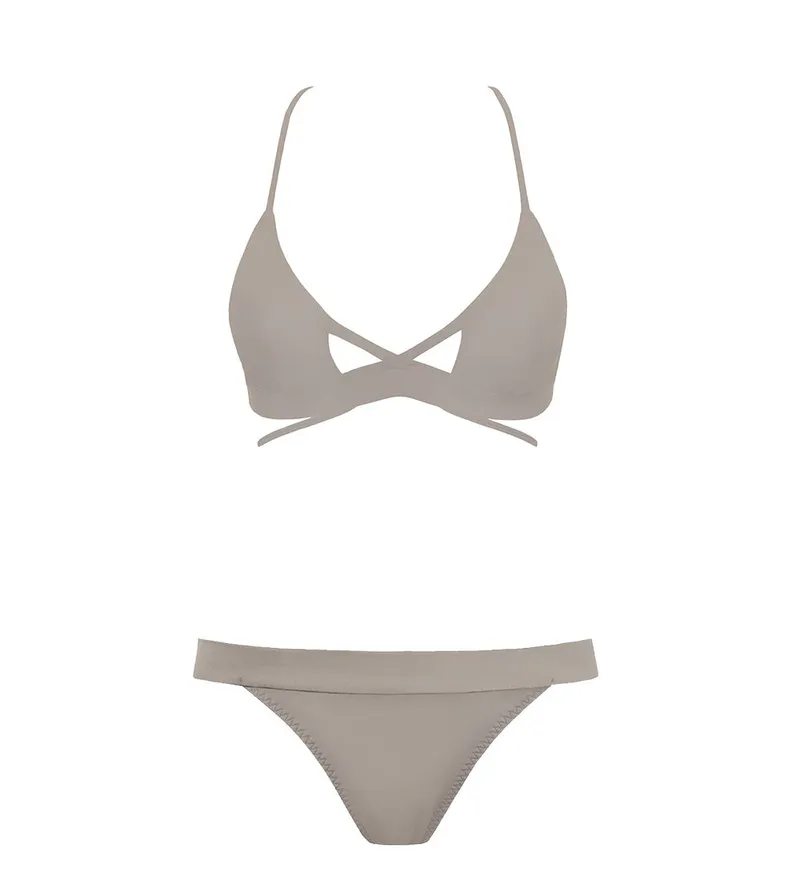 Anekdot Anekdot Damen vegan Bikini Set Nova & Cheeky Mosaic, Beige, – Produktbild 1 von 2