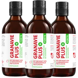 Cellavent Healthcare Bio Granatapfelsaft Konzentrat - Granavie PLUS Forte 900 ml – Produktbild 1 von 1