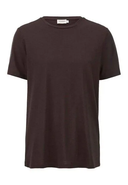 hessnatur hessnatur Wollshirt Regular aus reiner Bio-Merinowolle, Kakao braun, – Produktbild 3 von 4
