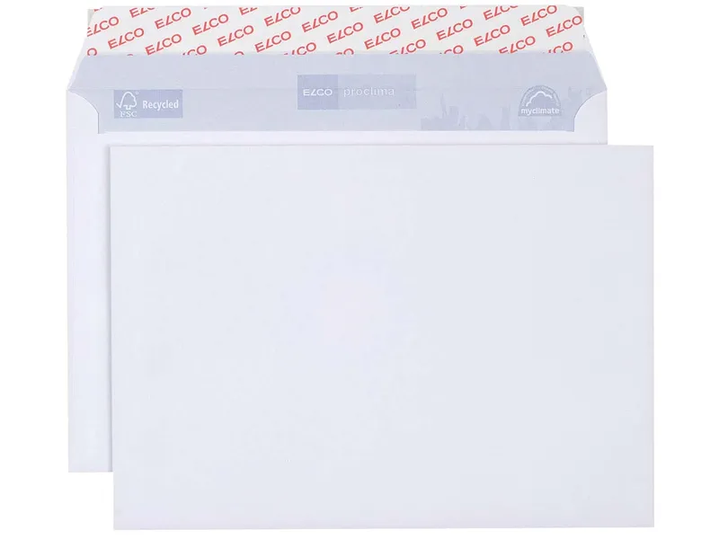 Elco 500 Elco Proclima Briefumschläge DIN C5, mit Haftklebung, ohne Fenster – Produktbild 2 von 3