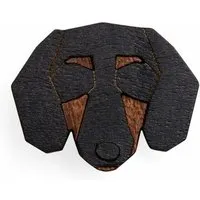 BeWooden BeWooden Dachshund Holzbrosche – handgefertigter, nachhaltiger Schmuck aus Holz – Produktbild 1 von 1