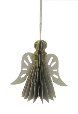 El Puente El Puente Deko-Anhänger "Engel/Honeycomb" | Fair Trade & Handmade aus Indien – Produktbild 1 von 1