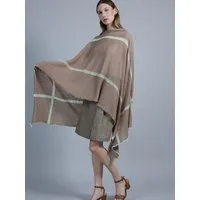 Susan's Fashion Susan's Fashion beige-brauner Merinowollschal Theresa, Braun, – Produktbild 1 von 1