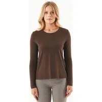 ORGANICATION ORGANICATION Langarmshirt aus LENZING ECOVERO, Braun(chestnut), – Produktbild 1 von 1