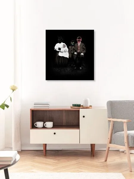 Photocircle Photocircle Poster / Leinwandbild - Daft Familie – Produktbild 3 von 4