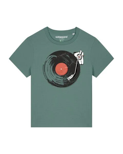 watapparel watapparel T-Shirt Frauen Schallplatte, Green bay, – Produktbild 1 von 4